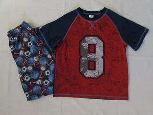 BOYS’ JV APPAREL 2-PIECE S/S PAJAMA SET, SIZE LARGE 10/12 - Picture 1 of 1