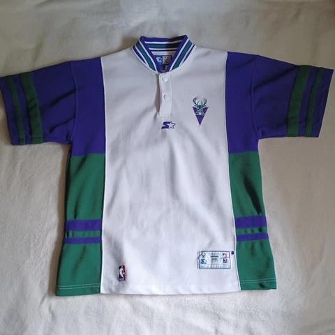 VTG 1997/98 Starter Milwaukee Bucks Warmup Shooting Shirt Adult Large (48) NBA Cover