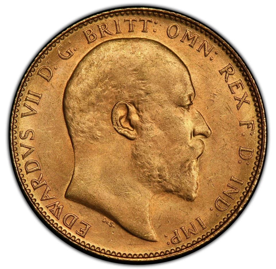 Australia - 1908-P - Sovereign - PCGS MS64 - VERY RARE - ONLY ONE FINER! - Image 1 of 4