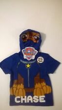 Paw Patrol / Chase / T - Shirt Hood / Boy / Sizes 2 3 4 and 5.