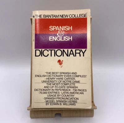 The Bantam New College  Spanish & English Dictionary Paperback - Image 1 of 2