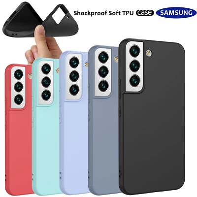 ROCKINGSPACE For Samsung Galaxy S22/S22+/S22 Ultra Phone Case Shockproof Silicone Soft Cover