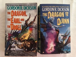 Gordon R. Dickson The Dragon Knight Series Book Lot of 2 - Picture 1 of 11