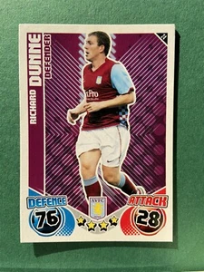 TOPPS MATCH ATTAX 2010-11 - #024 – ASTON VILLA - RICHARD DUNNE - Picture 1 of 2