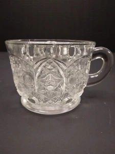 Set Of 8 Vintage L. E. Smith Glass Company Daisy and Buttons Punch Cups - Picture 1 of 6