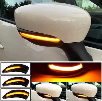 Renault Clio MK4 2012-2016 Indicadores LED Dinámicos Espejos Secuenciales Ahumados 2 piezas Foto 1 de 4