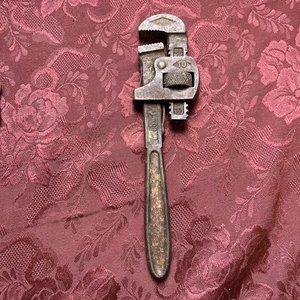 Vintage Stillson Walworth 10” Adjustable Pipe Monkey Wrench Made in the USA - Picture 1 of 13