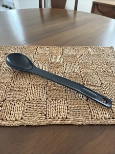 Rubbermaid Black Serving Basting Solid Spoon Nylon Plastic 1973 Vintage USA - Picture 1 of 13