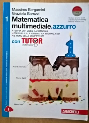 MATEMATICA multimediale Azzurro 1 con Tutor  Zanichelli - Immagine 1 di 4