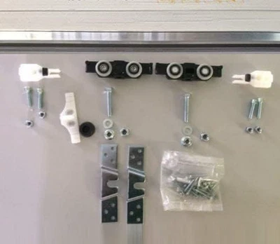 , Kit Binario per Porta Scorrevole, Portata 120 Kg, 180 Cm - Immagine 1 di 4