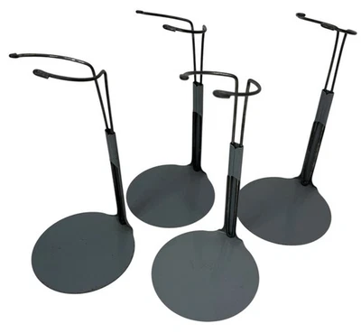 LOTE (4) De colección Gris Claro KAISER Muñeca Soporte 3" Base Ajusta 8-11" Muñeca MEGO Ken Foto 1 de 4