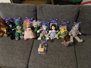 Sugar Loaf - Wizard of Oz Lot Set Of 10 W/ Card Tags - plush New NWT - Picture 1 of 11