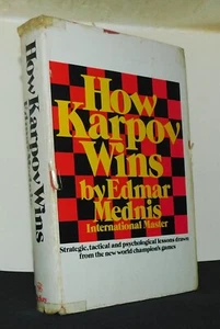 How Karpov Wins by Edmar Mednis (1975, Hardcover Chess Book) - Picture 1 of 1