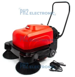 SM1050B 41" Battery Powered Walk behind Floor Sweeperwith Water SprinklERS - Picture 1 of 10