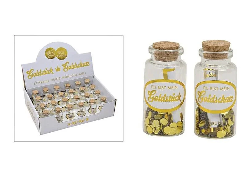 Flaschenpost Geschenk Geschenkbox Gutschein Glas Geschenkkarte  - Bild 1 von 1