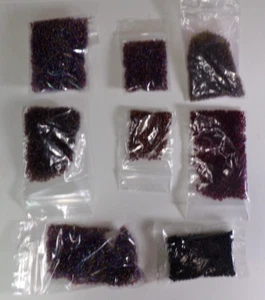 SIZE 11/0 CRAFT SEED BEADS 124 g ( 4.4 OZ) LOT cm19 bz8cr J88CR - Bild 1 von 3