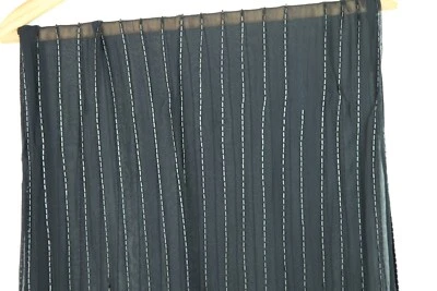 Шарф шелковый из бисера 70 x 20 дюймов чистый прихотливый 90-е колдовская прямоугольная шаль Y2K - Изображение 1 из 4