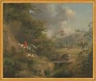 Foxhunting in Hilly Country George Morland Fuchsjagd Pferde Hunde B A1 00146