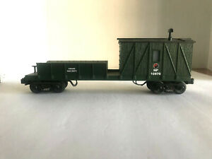 O SCALE MTH NORTHERN PACIFIC TOOL CAR #10970 - CRANE CAR DEPARTMENT