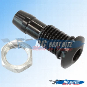 RC Boat Large size water outlet 521B50 Black - Picture 1 of 2