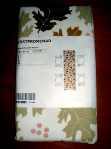 IKEA Table Runner 14 x 72" Cotton Hostpromenad Fall Colors Leaves Thanksgiving - Picture 1 of 5