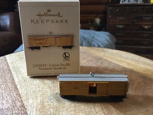 Hallmark Keepsake Lionel Union Pacific Veranda Train Die-Cast Ornament NEW - Picture 1 of 2