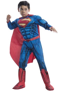 Superman DC Super Heroes Superhero Halloween Deluxe Child Costume Large - Picture 1 of 1