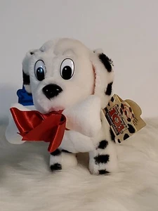 Disney 101 Dalmatians 6.5" Dog With Bone Plush Nwt - Picture 1 of 10