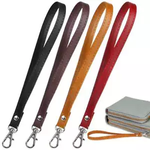 US Leder Schnalle Handschlaufe Ersatz Handfrei Armband für Geldbörse Geldbörsen - Bild 1 von 16