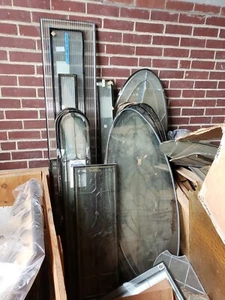 Gehärtetes bleihaltiges Doppelglas 5/8" Einsätze, einige Einzelscheibenglas, 441 $ & unter (1) - Bild 1 von 17