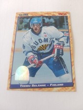 1995 Semic Globe VM'95  Finland Teemu Selanne Card Jets Ducks Sharks Avalanche