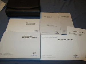 2016 HYUNDAI SONATA OWNERS MANUAL NEW SET W/ CASE NAVIGATION - Imagen 1 de 1