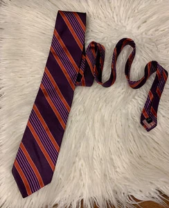 Ted Baker Striped Multicolored Men’s Tie - Picture 1 of 12