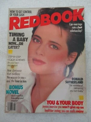 REDBOOK MAGAZINE FEBRUARY 1983 ISABELLA ROSSELLINI DONALD SUTHERLAND NO LABEL - Image 1 of 2