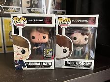 Funko Pop! Television Hannibal Lecter Bloody #146 SDCC Will Graham #149 Bundle