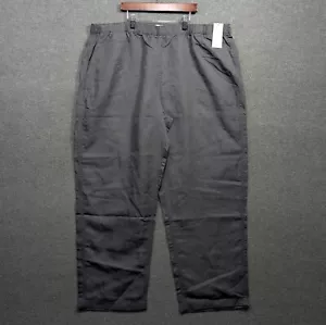 Abercrombie & Fitch Pants Mens XL Long Loose Straight Linen Beachy Resortwear - Picture 1 of 15
