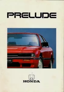 Honda Prelude 1986-1987 UK Market Sales Brochure 1.8 Executive & 2.0i-16 - Picture 1 of 1