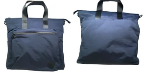 TED BAKER London Satchel Tomey Papertouch Navy Blue Tote Modern Minimalist Bag - Picture 1 of 15