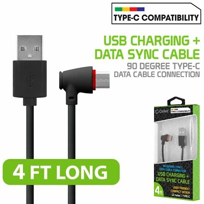 Type C USB Cable Data Sync & Charge - iPhone 15 Note 20 10 9 Galaxy S21 S20 S10 - Image 1 of 4