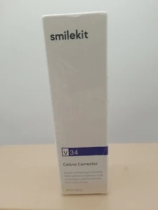 Smile Kit V34 Colour Corrector Purple Toothpaste Teeth Whitening Booster - 30ml - Picture 1 of 3