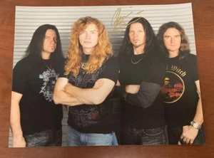 Foto firmada por Megadeth 8X10 autografiada por Chris Broderick - Imagen 1 de 2
