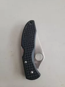 PREOWNED SPYDERCO G2 STAINLESS  LOCKBACK SERRATED POCKET KNIFE SEKI-CITY JAPAN  - Picture 1 of 15