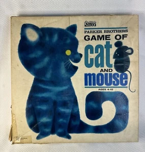 Vintage 1964 Cat And Mouse Game by Parker Brothers Complete - Picture 1 of 9