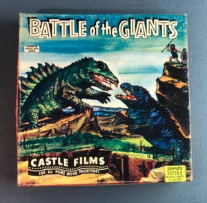 Vintage Super 8mm Movie film Monsters "Battle of the Giants" 5" reel 1960's - Picture 1 of 7