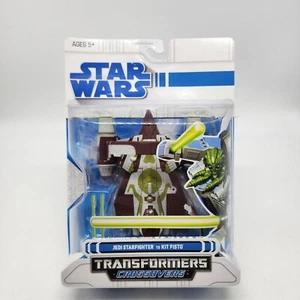 Star Wars Transformers Crossover Kit Fisto Jedi Starfighter 2009 Hasbro Shipped - Picture 1 of 11