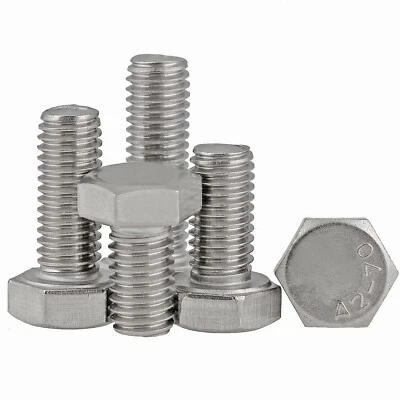 M6 M8 M10 M12 304 Stainless Outer Hex Head Reverse Thread Screw Left Tooth Bolts