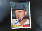 1961 Topps  382 Frank Thomas Autograph Signed Card M Chicago Cubs