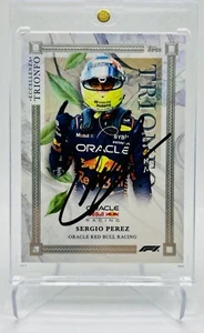 F1 TOPPS ECCELLENZA TRADING CARD SIGNED SERGIO PEREZ - Picture 1 of 4