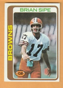 Brian Sipe Cleveland Browns 1978 Topps #53 San Diego State Aztecs El Cajon CA - Bild 1 von 2