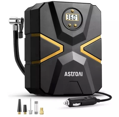 Tyre Inflator Air Compressor 12V DC LCD Auto Car Tyre Pump 150 PSI By AstroAI - Image 1 of 4